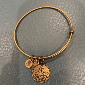 Alex and Ani Fleur de Lis Charm Bracelet